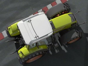 claas axos tractor 3D Model