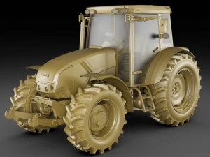 claas axos tractor 3D Model