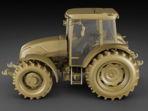 claas axos tractor 3D Model
