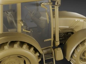 claas axos tractor 3D Model