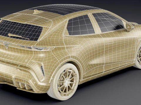 Cupra Raval 2027 3D Model