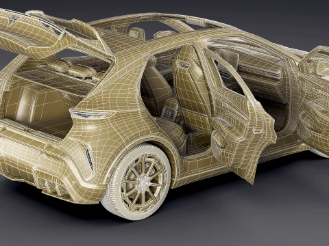 Cupra Raval 2027 3D Model