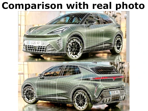 Cupra Raval 2027 3D Model