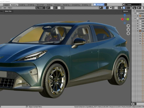Cupra Raval 2027 3D Model