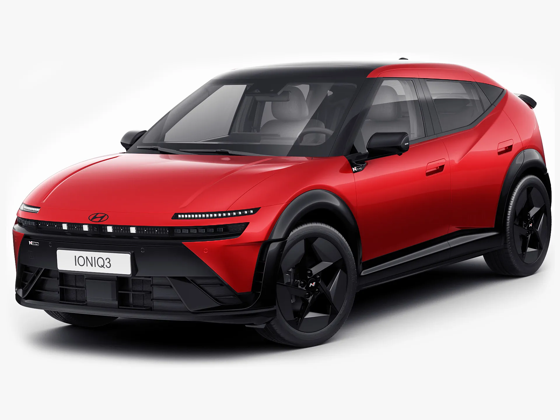 Hyundai Ioniq 3 N-line 2027 3D Model .c4d .max .obj .3ds .fbx .stl .blend 