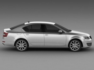 skoda octavia 2013 Modelo 3D