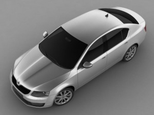 skoda octavia 2013 Modelo 3D
