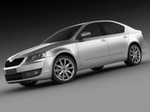 skoda octavia 2013 Modelo 3D