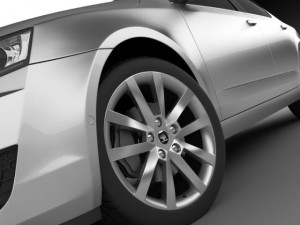 skoda octavia 2013 Modelo 3D