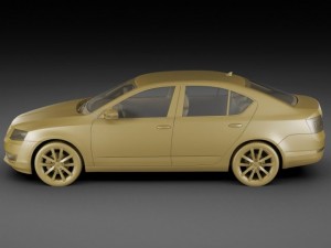 skoda octavia 2013 Modelo 3D