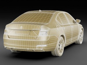 skoda octavia 2013 Modelo 3D