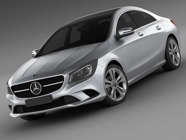 mercedes cla Modèle 3D .c4d .max .obj .3ds .fbx .stl .blend