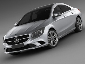 mercedes cla 3D Model