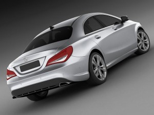 mercedes cla Modèle 3D