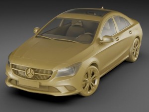 mercedes cla Modèle 3D