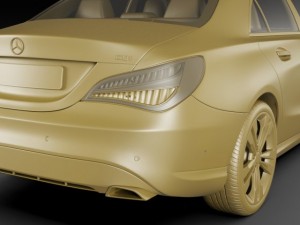 mercedes cla Modèle 3D