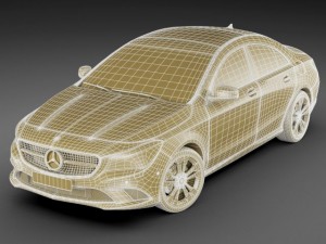 mercedes cla Modèle 3D