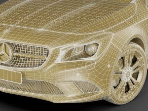 mercedes cla Modèle 3D