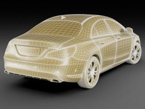 mercedes cla Modèle 3D