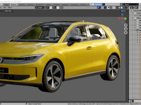 Volkswagen ID Polo 2027 3D Model
