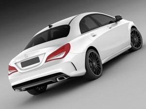 mercedes cla amg package 3Dモデル