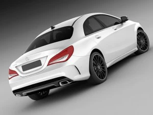 mercedes cla amg package 3D Model