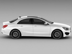 mercedes cla amg package 3Dモデル