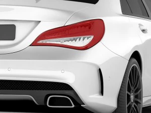 mercedes cla amg package 3D Model