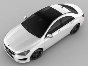 mercedes cla amg package 3Dモデル
