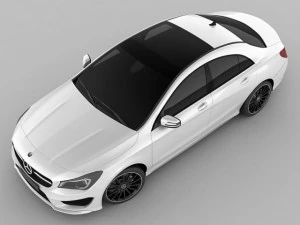 mercedes cla amg package 3D Model