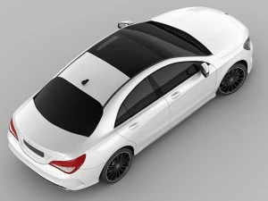 mercedes cla amg package 3D Model