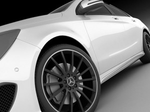 mercedes cla amg package 3Dモデル
