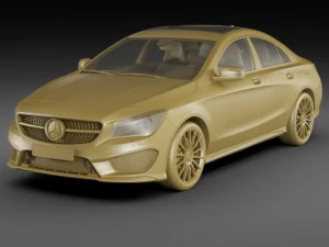 mercedes cla amg package 3D Model