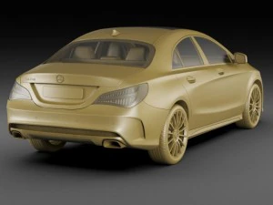 mercedes cla amg package 3D Model
