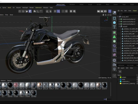Honda WN7 3D Model