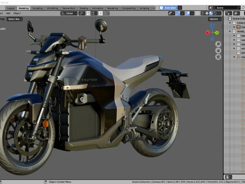 Honda WN7 3D Model
