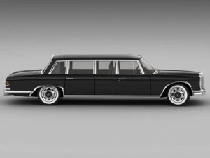 mercedes 600 w100 pullman 1964 1981 Model 3D