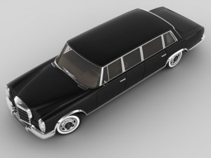 mercedes 600 w100 pullman 1964 1981 3D 모델