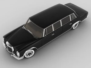 mercedes 600 w100 pullman 1964 1981 Model 3D