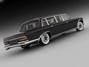 mercedes 600 w100 pullman 1964 1981 Model 3D