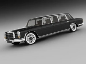 mercedes 600 w100 pullman 1964 1981 Model 3D