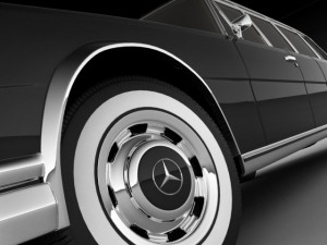 mercedes 600 w100 pullman 1964 1981 3D 모델