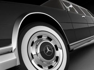 mercedes 600 w100 pullman 1964 1981 Model 3D