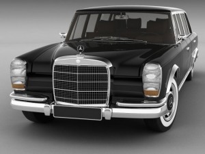 mercedes 600 w100 pullman 1964 1981 3D 모델