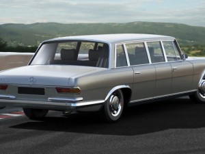 mercedes 600 w100 pullman 1964 1981 3D 모델