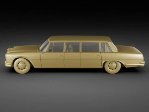 mercedes 600 w100 pullman 1964 1981 Model 3D