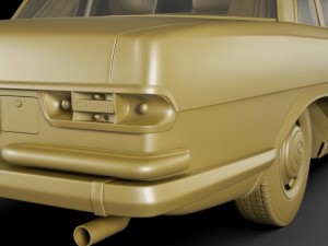 mercedes 600 w100 pullman 1964 1981 3D 모델