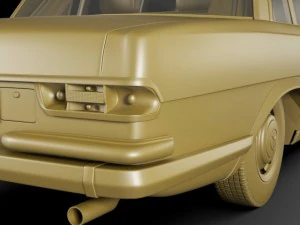 mercedes 600 w100 pullman 1964 1981 Model 3D