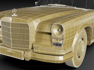 mercedes 600 w100 pullman 1964 1981 3D 모델