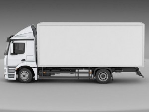 mercedes antos rigid truck Modelo 3D
